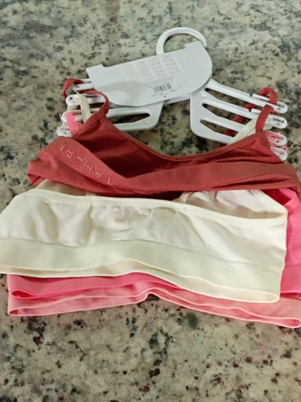 Tahari Girls 4 Pack Bra Small Size 6-7-NEW with TAGS